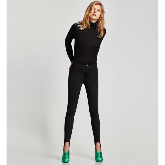Zara Pants - Zara high waist fuseau leggings NWT